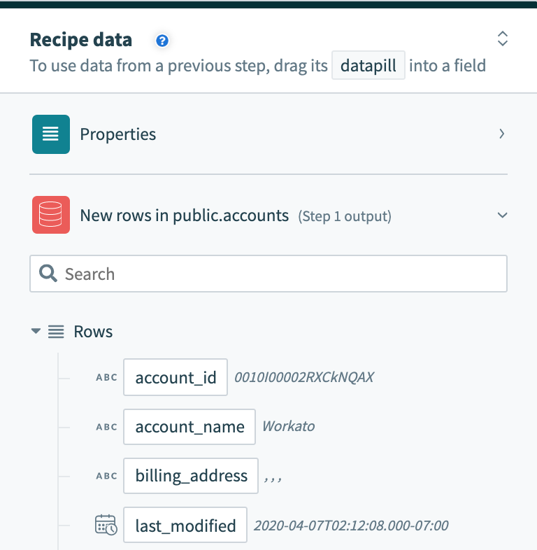 Batch trigger output