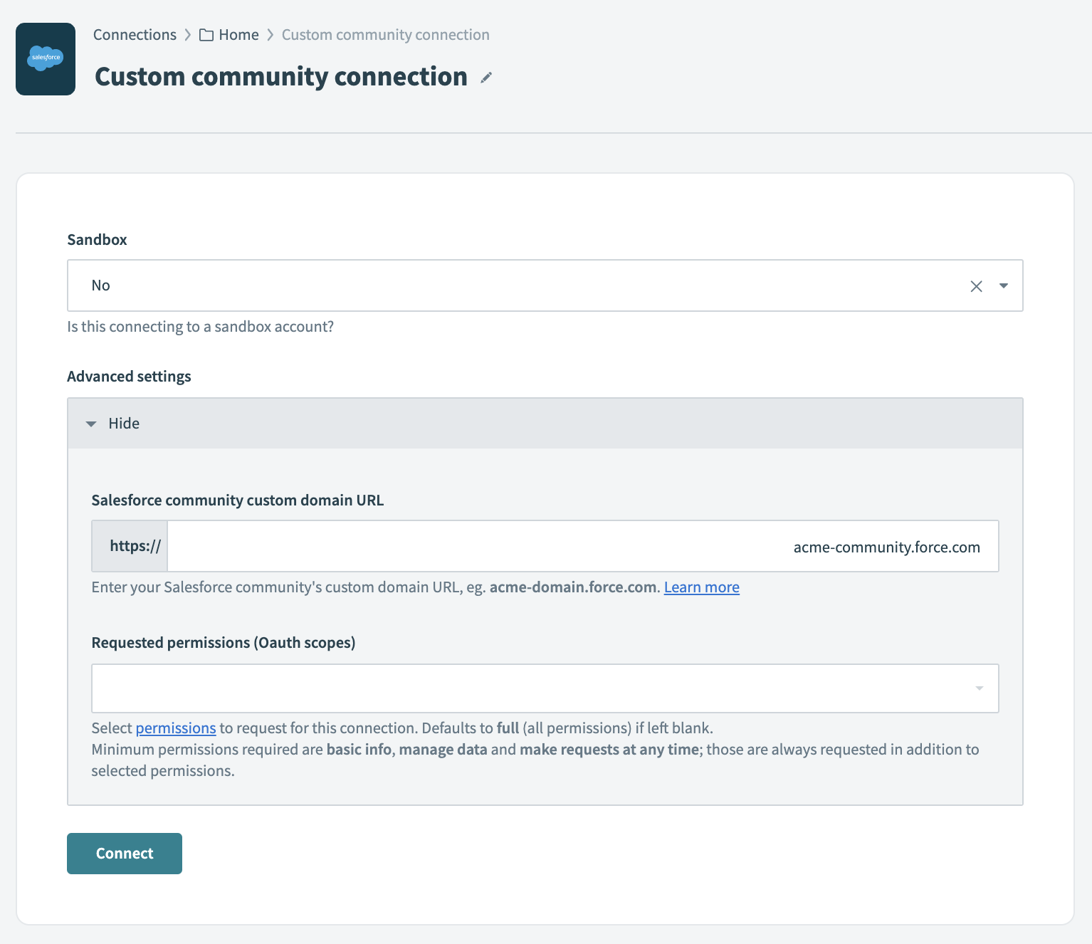 Salesforce Communities custom domains