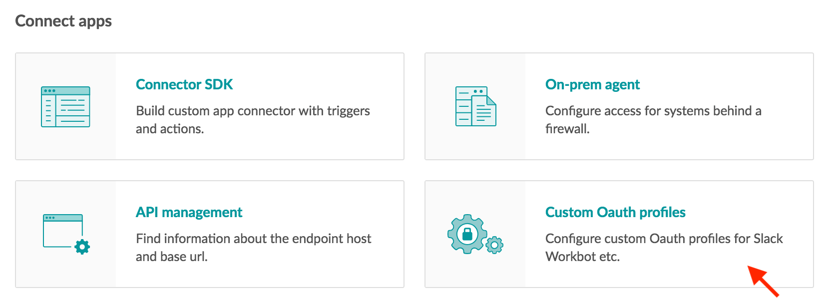 Custom OAuth profile