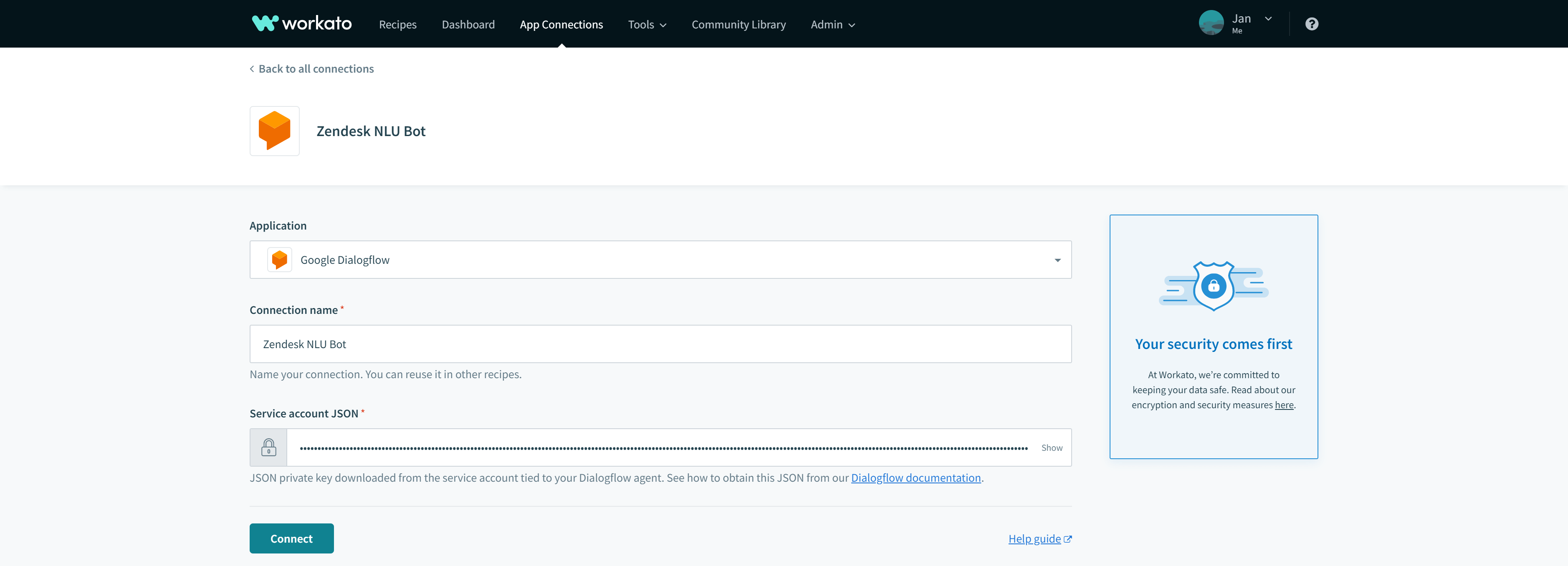 Dialogflow connector