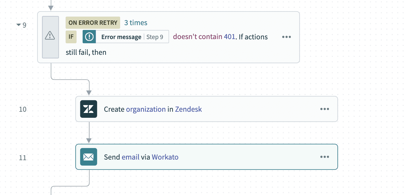 Set up custom error emails