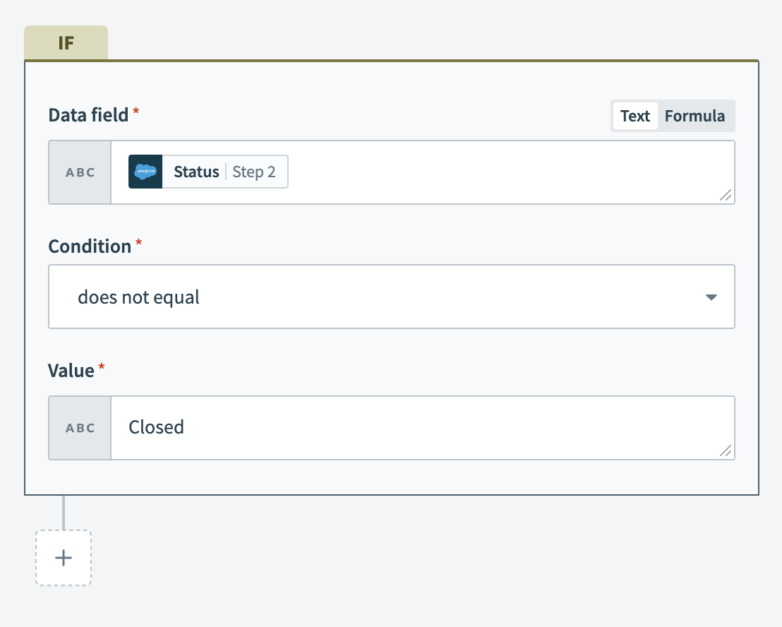 Conditional step