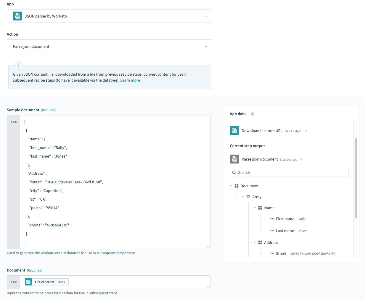 JSON parser