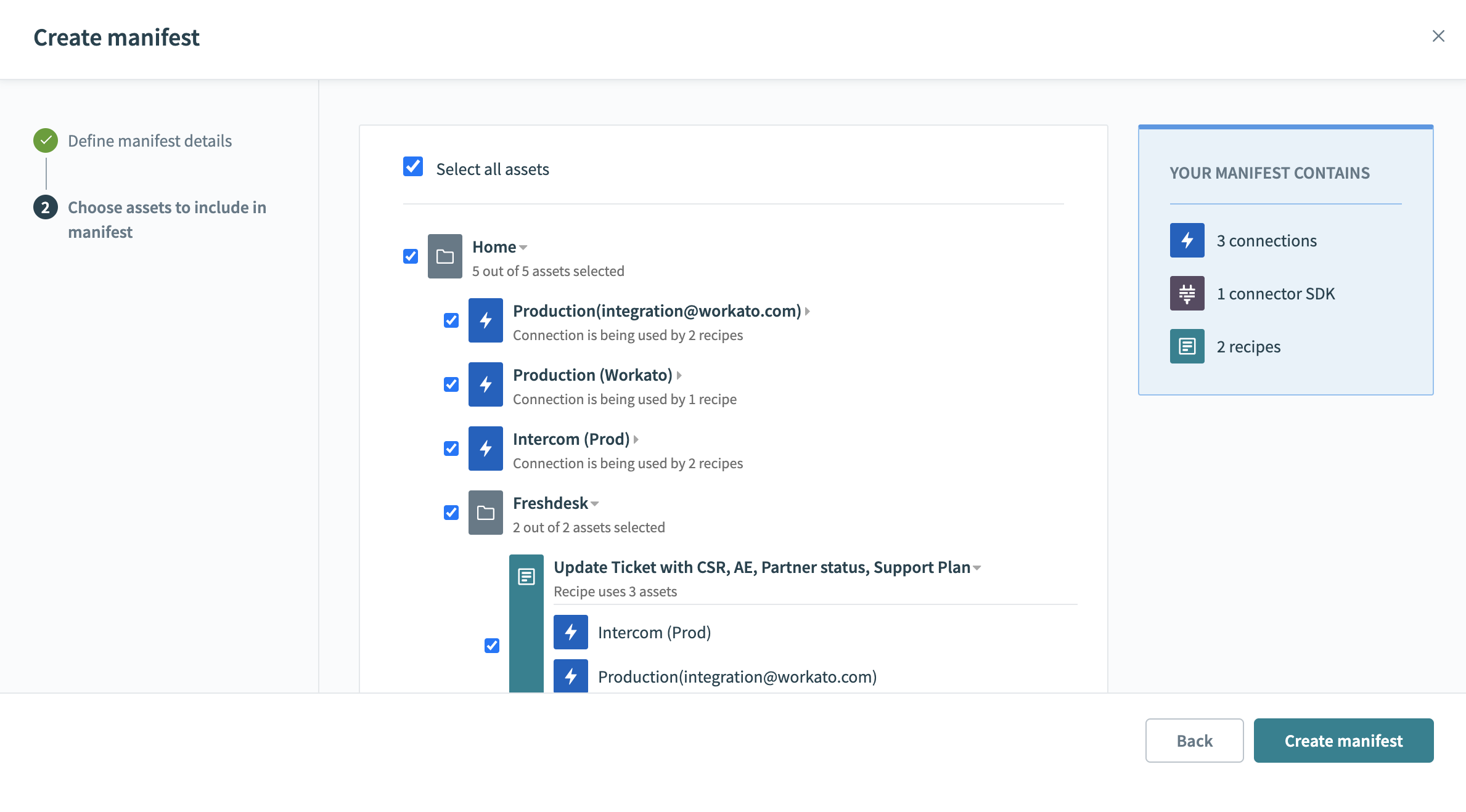 Example manifest