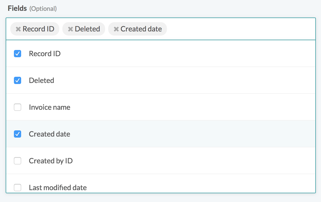 multiselect control type