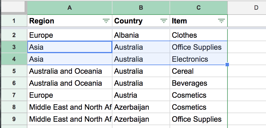 Sample sheet