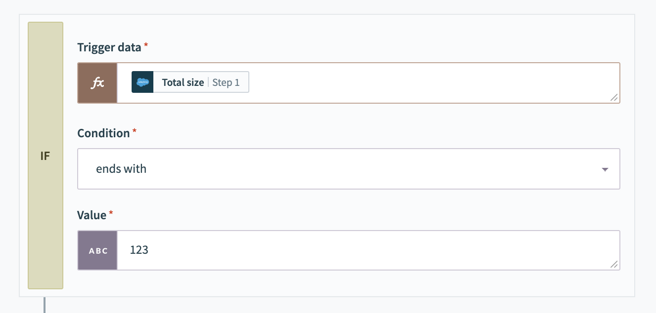 Comparing number types for starts with condition