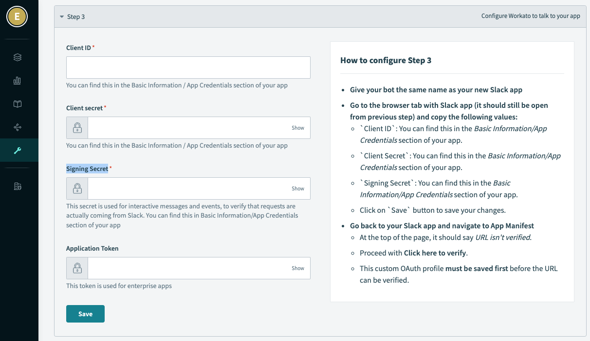 Custom OAuth profile for Slack