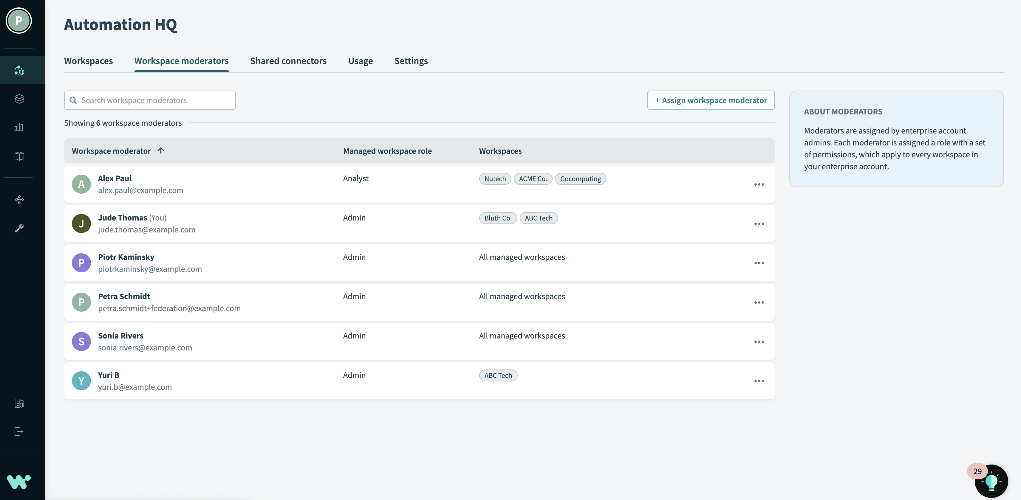 Workato confirms new workspace moderator